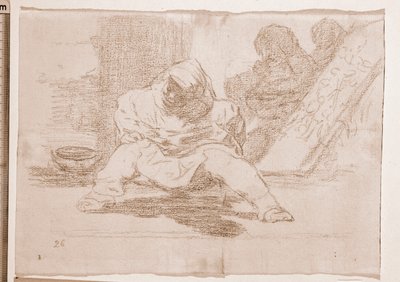 Los desastres de la guerra: ¡Qué locura! de Francisco de Goya