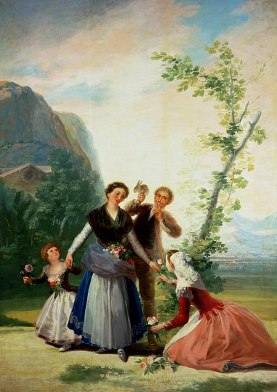 Los Floristas o Primavera de Francisco de Goya