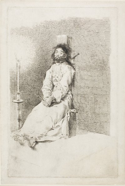El Hombre Garroteado de Francisco Jose de Goya y Lucientes