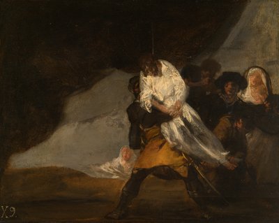 El monje ahorcado de Francisco Jose de Goya y Lucientes