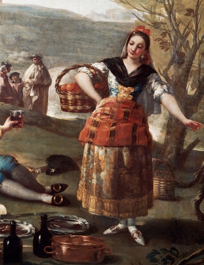 El vendedor de naranjas de Francisco Jose de Goya y Lucientes