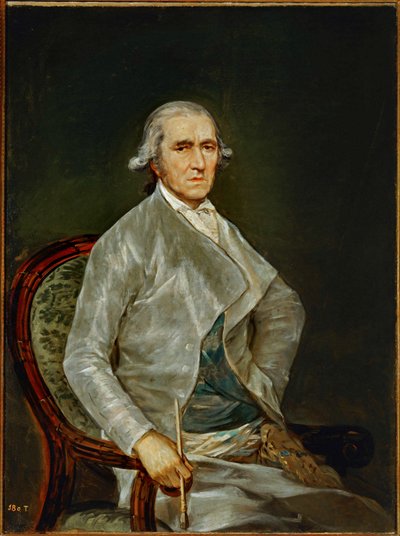 El pintor Francisco Bayeu ... (pintura sobre lienzo) de Francisco Jose de Goya y Lucientes
