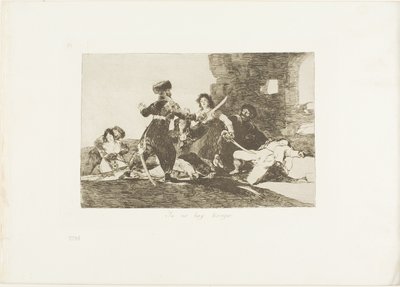 Ahora no hay tiempo, plancha 19 de Los desastres de la guerra de Francisco Jose de Goya y Lucientes