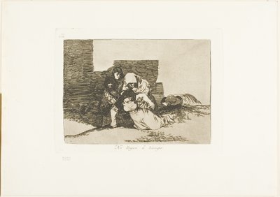 No llegan a tiempo, lámina 52 de Los desastres de la guerra de Francisco Jose de Goya y Lucientes