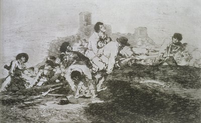 Todavía pueden ser útiles, placa 24 de "Los desastres de la guerra de Francisco Jose de Goya y Lucientes