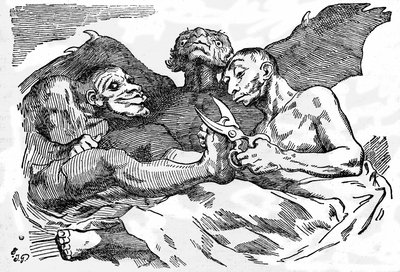 Hacen sus necesidades, c.1820 (grabado) de Francisco Jose de Goya y Lucientes