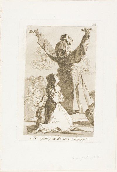 ¡Lo que puede hacer un sastre!, placa 52 de Los Caprichos de Francisco Jose de Goya y Lucientes