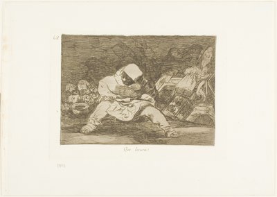 ¡Qué locura!, lámina 68 de Los Desastres de la Guerra de Francisco Jose de Goya y Lucientes