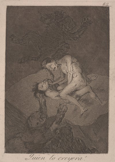 ¡Quién lo creyera! de Francisco de Goya