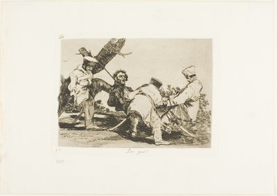 ¿Por qué?, placa 32 de Los desastres de la guerra de Francisco Jose de Goya y Lucientes