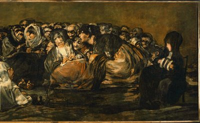 Sábado de brujas ... (pintura sobre lienzo) de Francisco Jose de Goya y Lucientes