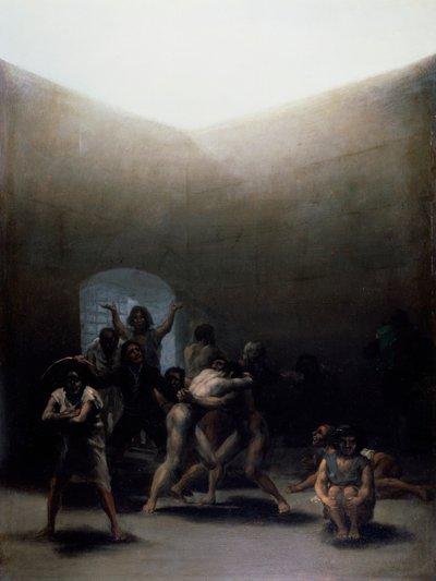 Patio con lunáticos de Francisco Jose de Goya y Lucientes