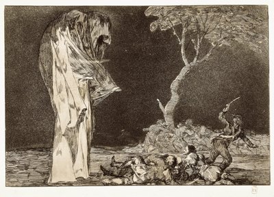 tabla 2 en "Disparates" de Francisco de Goya