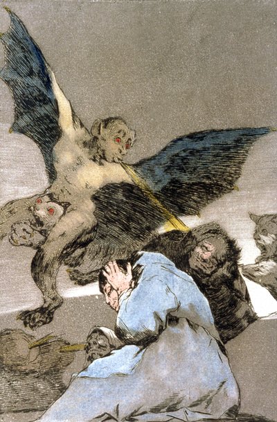 monstruos, grabado 1797-1799 de Francisco Jose de Goya y Lucientes