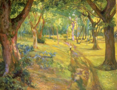 El bosque – 1923 – Óleo / Lienzo – 90x68 cm de Francisco Llorens Diaz
