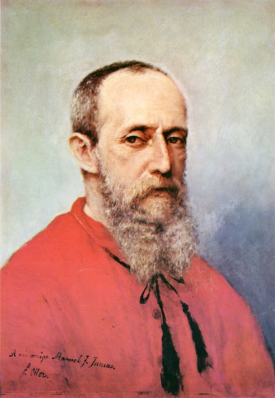 Autoretrato de Francisco Oller de Francisco Manuel Oller