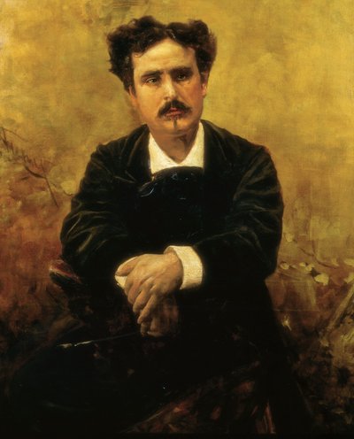 Retrato de Mariano Fortuny de Francisco Peralta del Campo