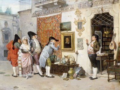 El anticuario; El Anticuario, 1872 de Francisco Peralta del Campo