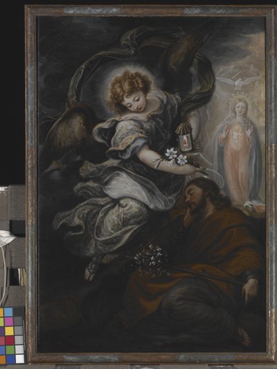 El sueño de San José (óleo sobre lienzo) de Francisco Rizi