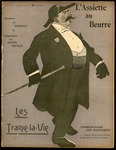 Portada de The Butter Plate, número 166, Satírico en Colores de Francisco Sancha y Lengo