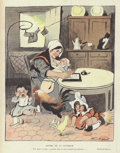 Ilustración para Le Rire de Francisco Sancha y Lengo
