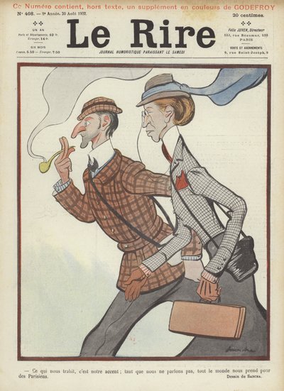 Ilustración para Le Rire de Francisco Sancha y Lengo