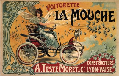 Voiturette La Mouche, 1900 de Francisco Tamagno