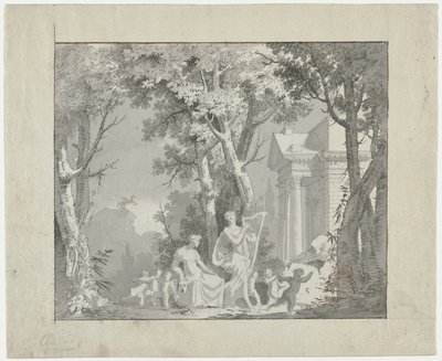 Escena clásica, 1775-1800 de Francisco Vieira
