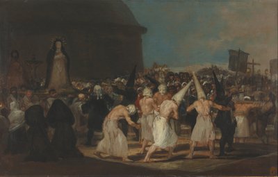 Una procesión de flagelantes de Francisco de Goya