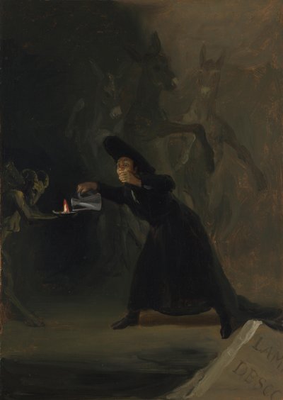 Una escena de El hechizado por fuerza, 1798 de Francisco de Goya
