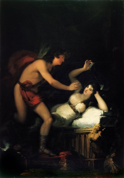 Alegoría del amor Cupido y Psique de Francisco de Goya