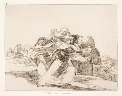 Todo va al revés (42) de Francisco de Goya