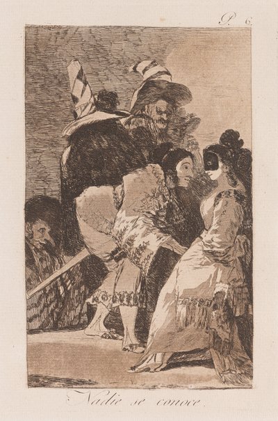 Las apariencias engañan, finales del siglo XVIII-principios del XIX de Francisco de Goya