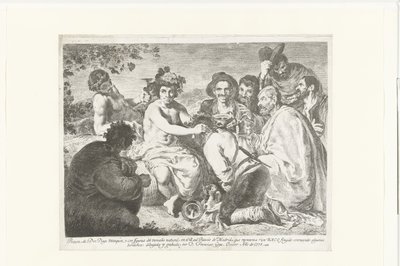 Baco en los burros Baco (título sobre objeto) los borrachos de Francisco de Goya