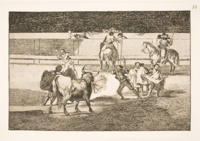 Banderillas con linternas chinas de Francisco de Goya