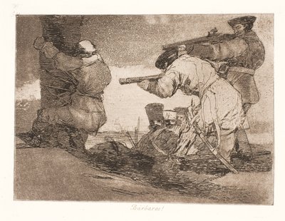 ¡Bárbaro! (38) de Francisco de Goya