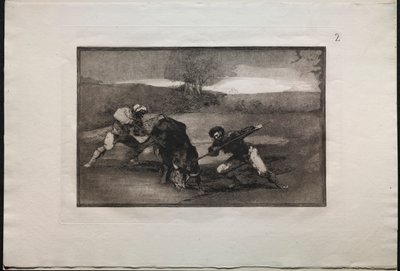 Corridas de toros: Otra forma de cazar a pie de Francisco de Goya
