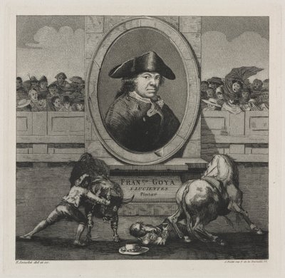 Corridas de toros: Frontispicio de Francisco de Goya