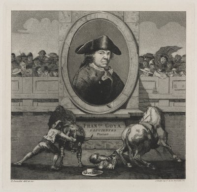 Corridas de toros: Frontispicio, 1876 de Francisco de Goya
