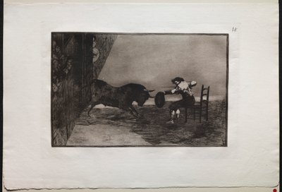 Corridas de toros: La osadía de Martincho en el ruedo de Zaragoza de Francisco de Goya