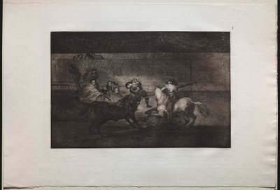 Corridas de toros: La muerte de Pepe Illo (3ª composición) de Francisco de Goya