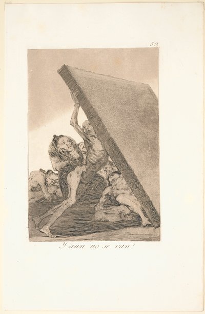 Caprichos: ¡Y aún no se van! de Francisco de Goya