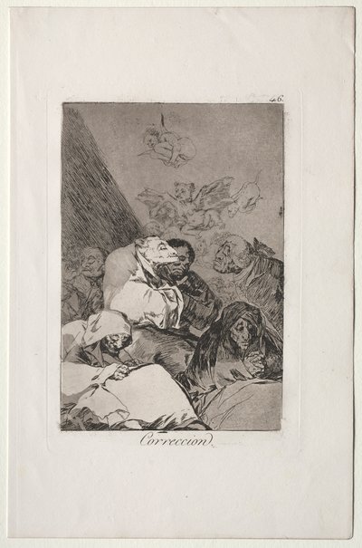 Caprichos: Corrección de Francisco de Goya