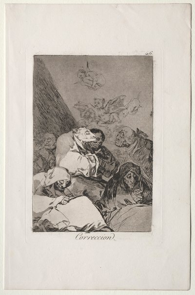Caprichos: Corrección de Francisco de Goya