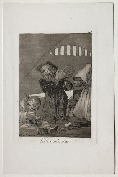 Caprichos: Duendes de Francisco de Goya