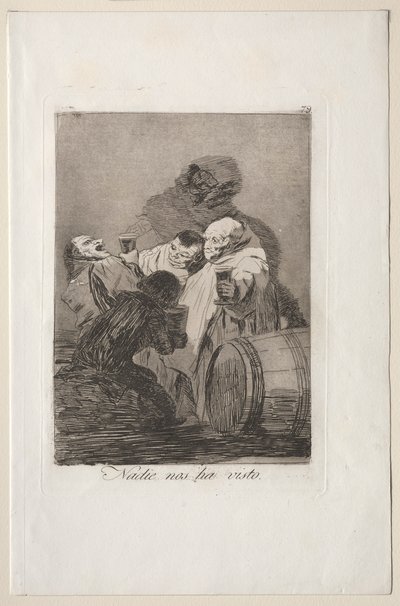 Caprichos: Nadie nos ha visto de Francisco de Goya