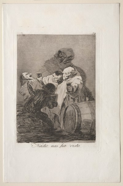 Caprichos: Nadie nos ha visto de Francisco de Goya