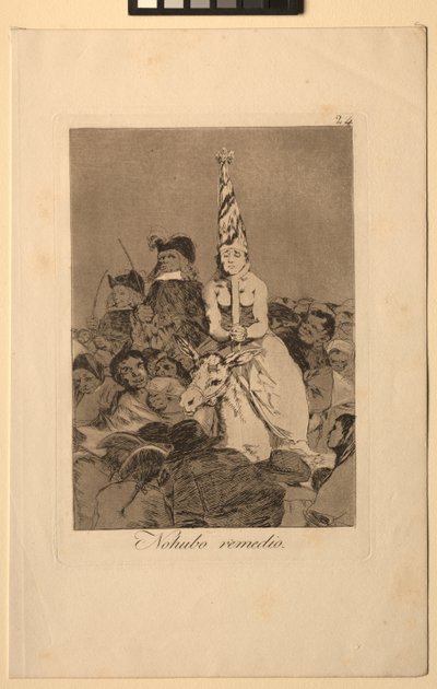 Caprichos: No se pudo hacer nada al respecto de Francisco de Goya