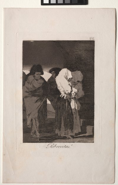 Caprichos: ¡Pobres Niñas! de Francisco de Goya
