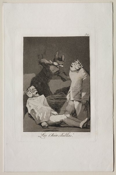 Caprichos: Las chinchillas de Francisco de Goya